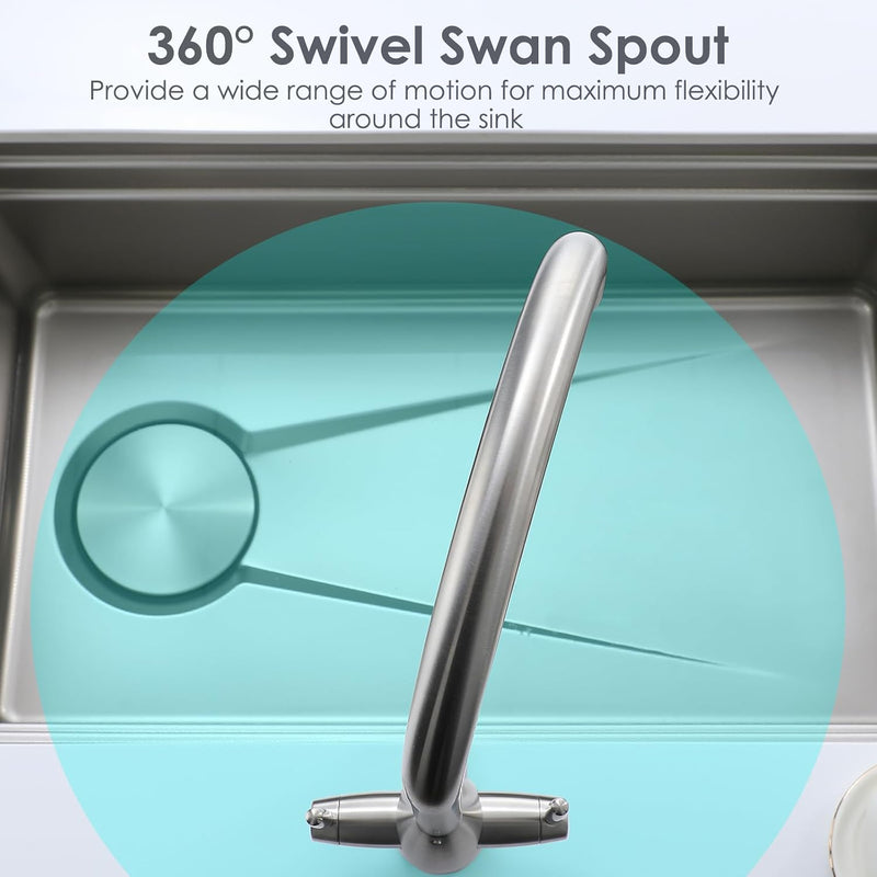 3 Way Kitchen Tap with Water Filter 304