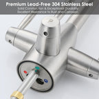 3 Way Kitchen Tap with Water Filter 304