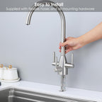 3 Way Kitchen Tap with Water Filter 304