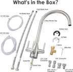 3 Way Kitchen Tap with Water Filter 304
