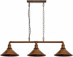 3-Way Vintage Retro Steampunk Pipe Light Bar Industrial