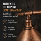 3-Way Vintage Retro Steampunk Pipe Light Bar Industrial