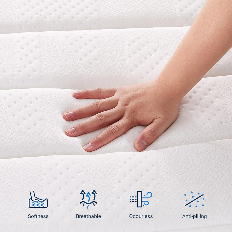 3 Zone Pocket Sprung Mattress Medium Firm Feel