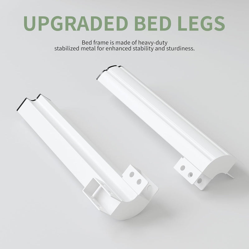 30.5CM High Bed Frame with Rounded Corners