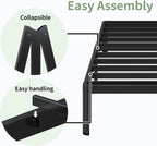 30.5CM High Bed Frame with Rounded Corners