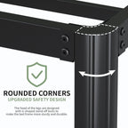 30.5CM High Bed Frame with Rounded Corners