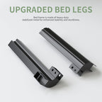 30.5CM High Bed Frame with Rounded Corners