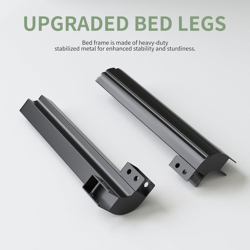 30.5CM High Bed Frame with Rounded Corners