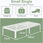 30.5CM High Bed Frame with Rounded Corners