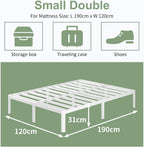 30.5CM High Bed Frame with Rounded Corners