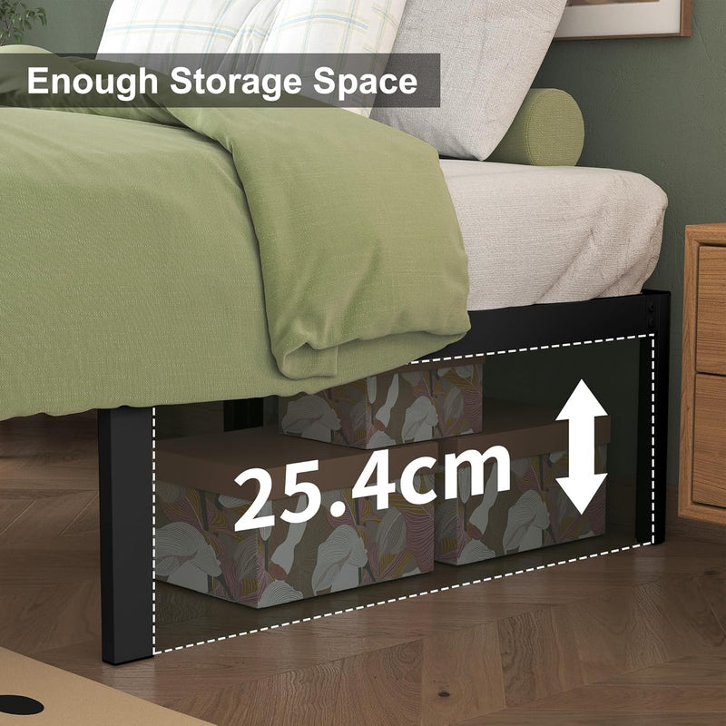 30.5CM High Bed Frame with Rounded Corners