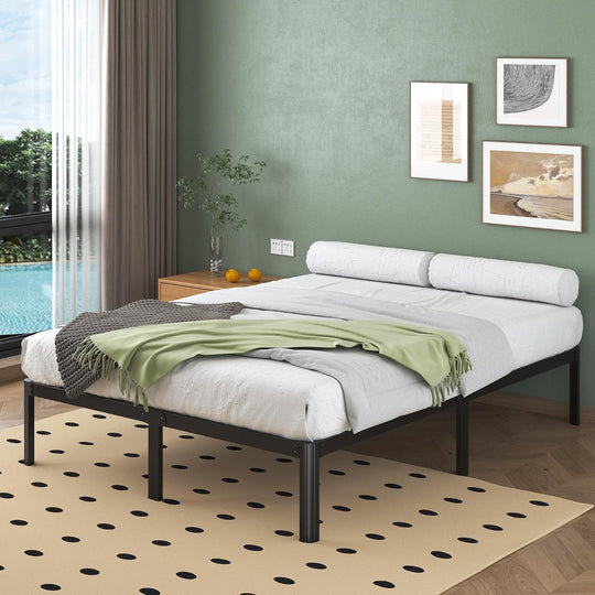 Bed Frame with Rounded Corner