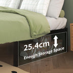 30.5CM High Bed Frame with Rounded Corners