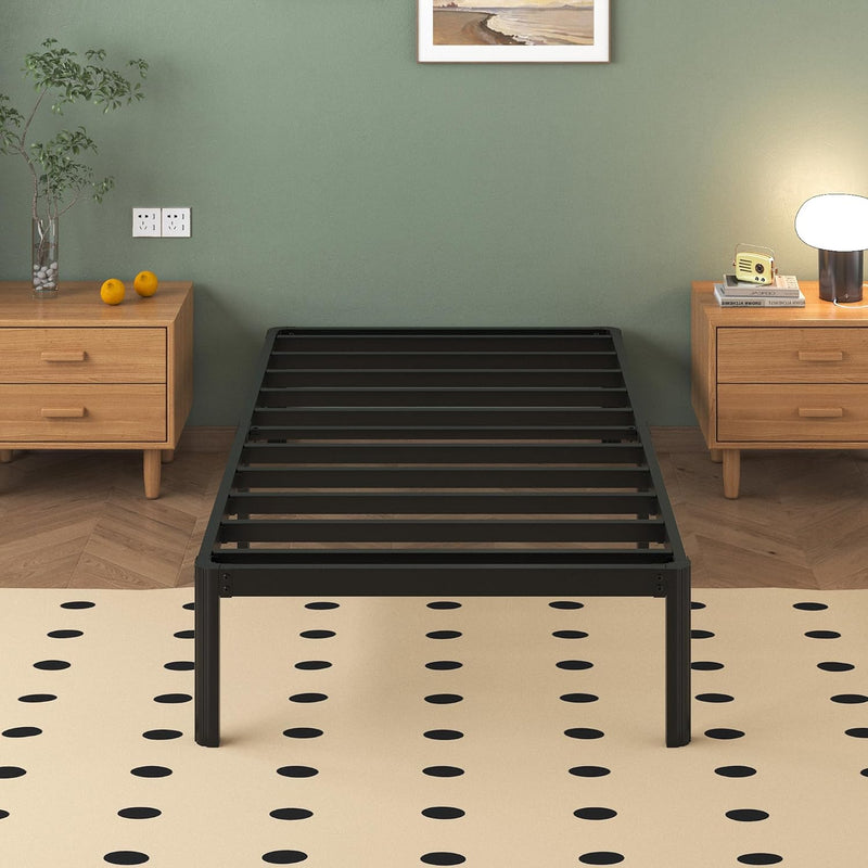 30.5CM High Bed Frame with Rounded Corners