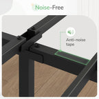 30.5CM Metal Bed Frame Platform Steel Slat Support