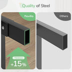 30.5CM Metal Bed Frame Platform Steel Slat Support