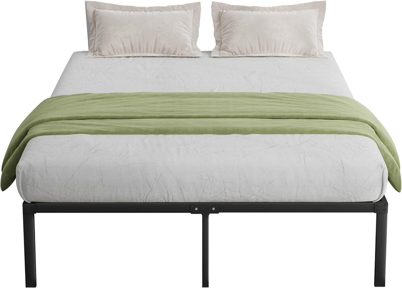 30.5CM Metal Bed Frame Platform Steel Slat Support
