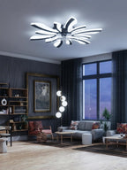 30.7" Ceiling Fans with Lights and Remote Large