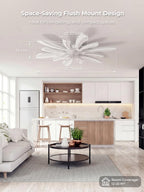 30.7" Ceiling Fans with Lights and Remote Large