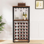 30 Bottles Wine Rack Free Standing Floor 6-Tier