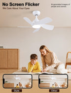 30 Inch Small and Walnut Colour Ceiling Fans