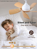 30 Inch Small and Walnut Colour Ceiling Fans