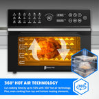30 Litre Air Fryer Oven 1800W with Rotisserie