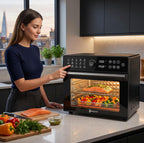 30 Litre Air Fryer Oven 1800W with Rotisserie