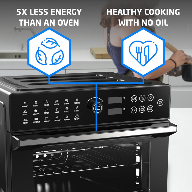 30 Litre Air Fryer Oven 1800W with Rotisserie