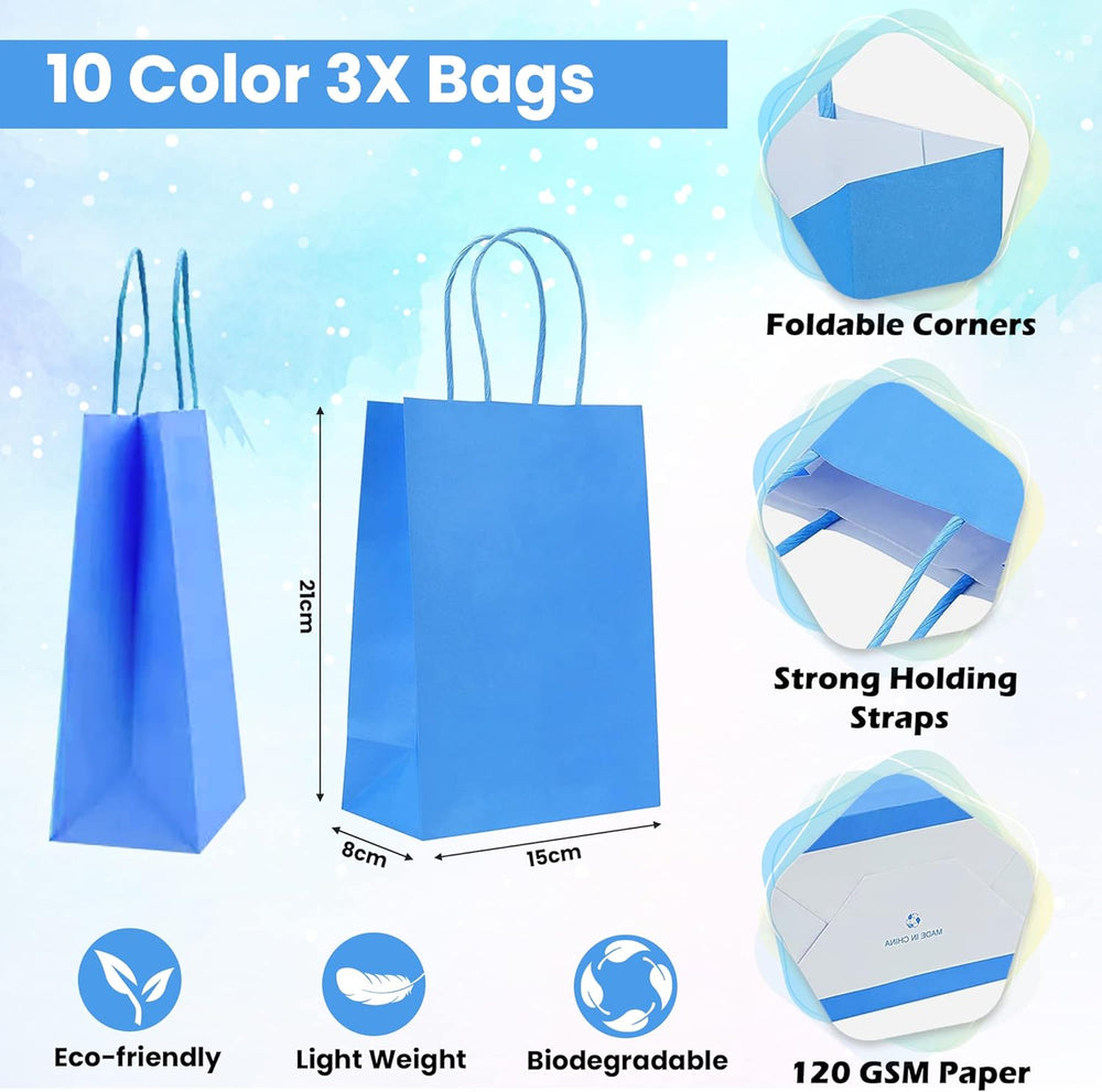30 Pieces Paper Party Bags for Kids 10