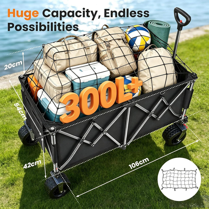 300L Festival Trolley on Wheels Beach Camping
