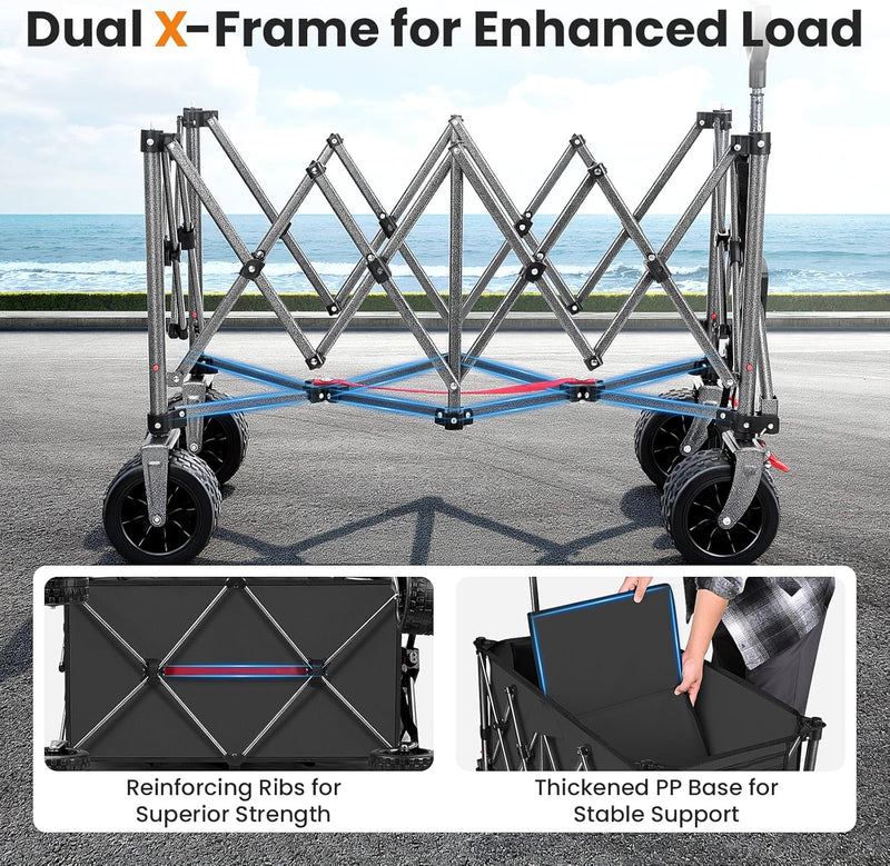 300L Festival Trolley on Wheels Beach Camping