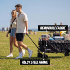 300L Festival Trolley on Wheels Folding Wagon Portable