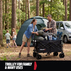 300L Festival Trolley on Wheels Folding Wagon Portable