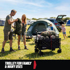 300L Festival Trolley on Wheels Folding Wagon Portable