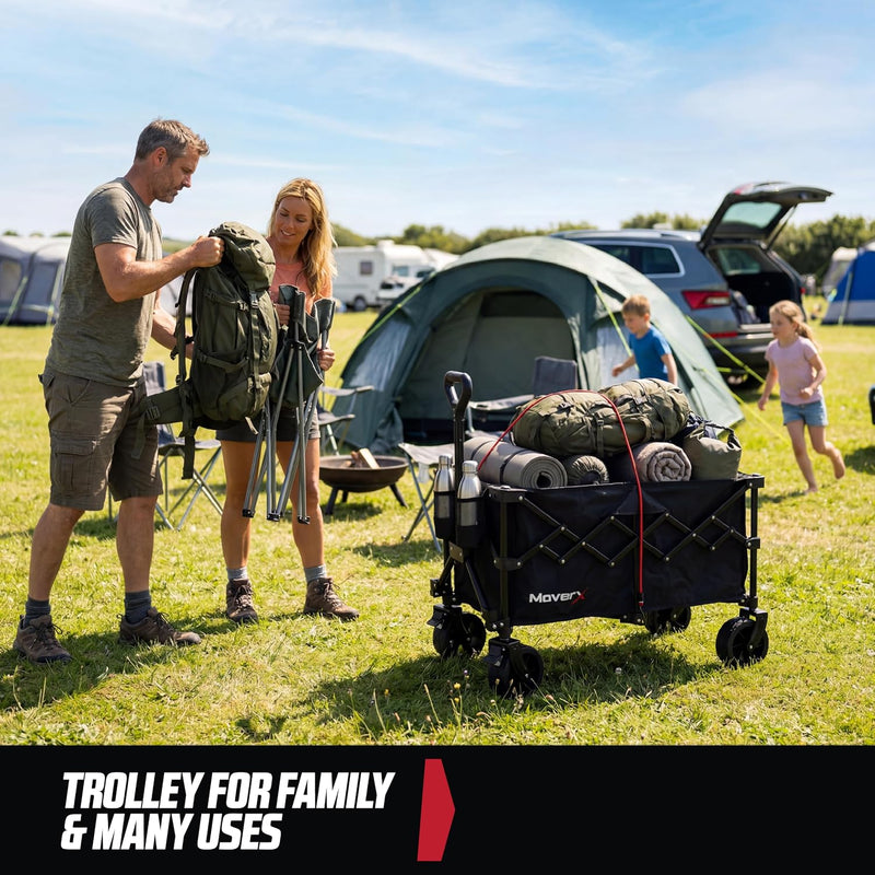 300L Festival Trolley on Wheels Folding Wagon Portable