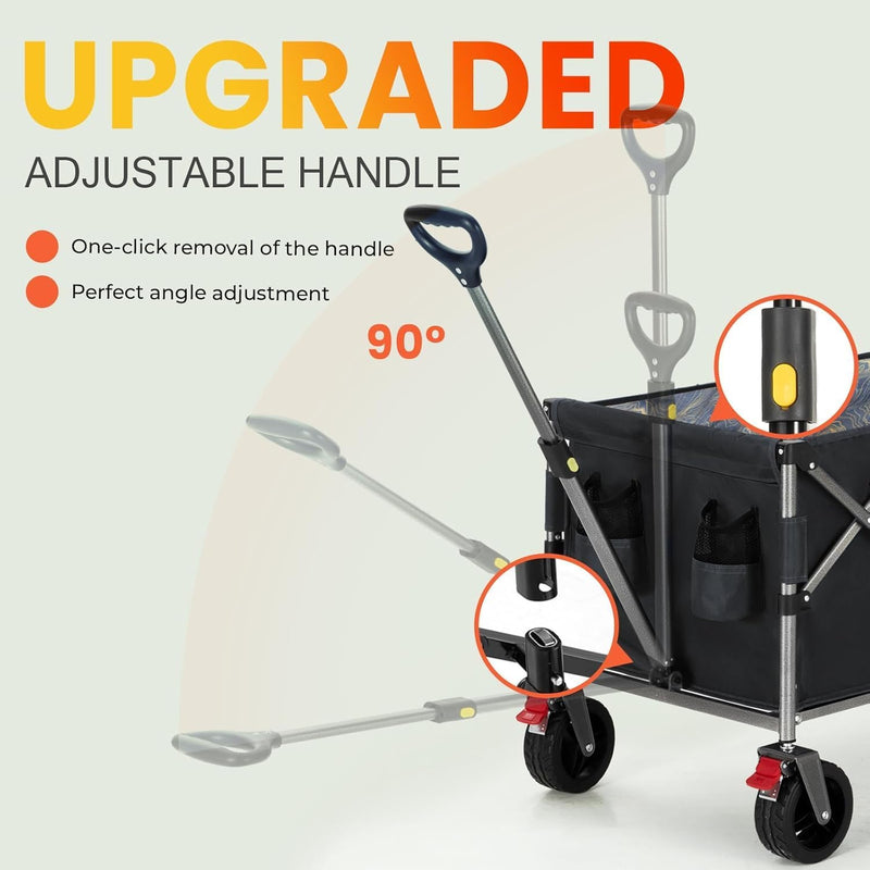 300L Large Capacity Folding Festival Wagon