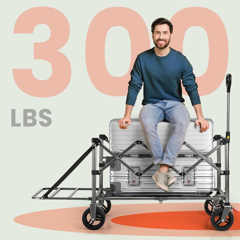 300L Large Capacity Folding Festival Wagon