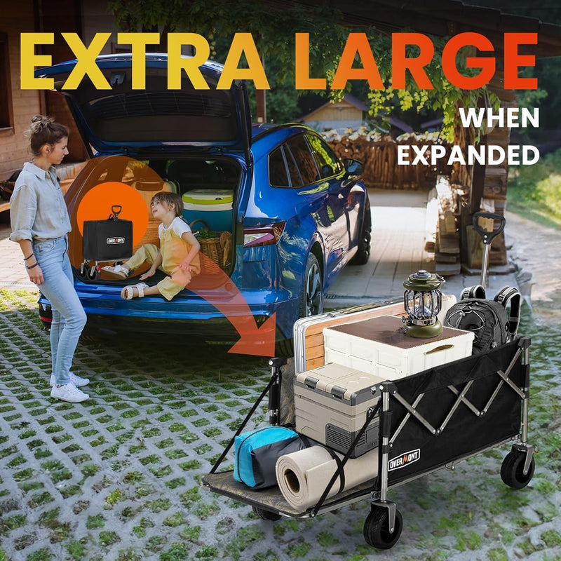 300L Large Capacity Folding Festival Wagon