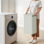 300L Laundry Basket 5 Compartments Hamper with Shelf