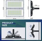 300W LED Floodlight 3 in 1 Flood Lights (2 Pack)
