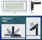 300W LED Floodlight 3 in 1 Flood Lights (2 Pack)