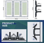 300W LED Floodlight 3 in 1 Flood Lights (2 Pack)