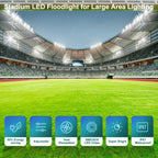 300W LED Floodlight 3 in 1 Flood Lights (2 Pack)