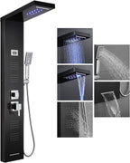 6 in 1 LED Shower Tower Panel