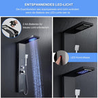 6 in 1 LED Shower Tower Panel