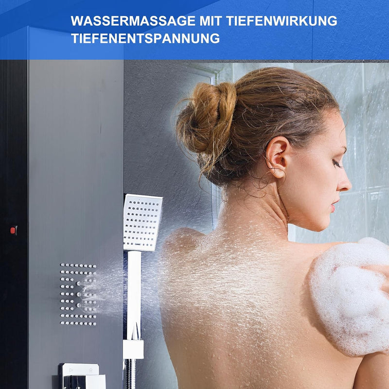 6 in 1 LED Shower Tower Panel