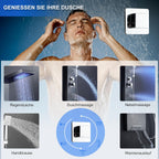 6 in 1 LED Shower Tower Panel