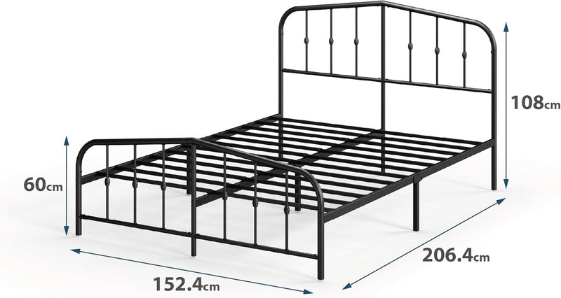 30CM Heidi Metal Platform Bed Frame
