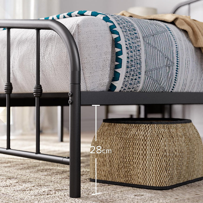 30CM Heidi Metal Platform Bed Frame